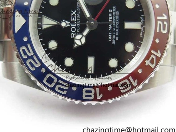 0412 GMT Master II 126710 BLRO 904L SS MIF 1:1 Best Edition on Oyster Bracelet SA3186 CHS Cozy 2553